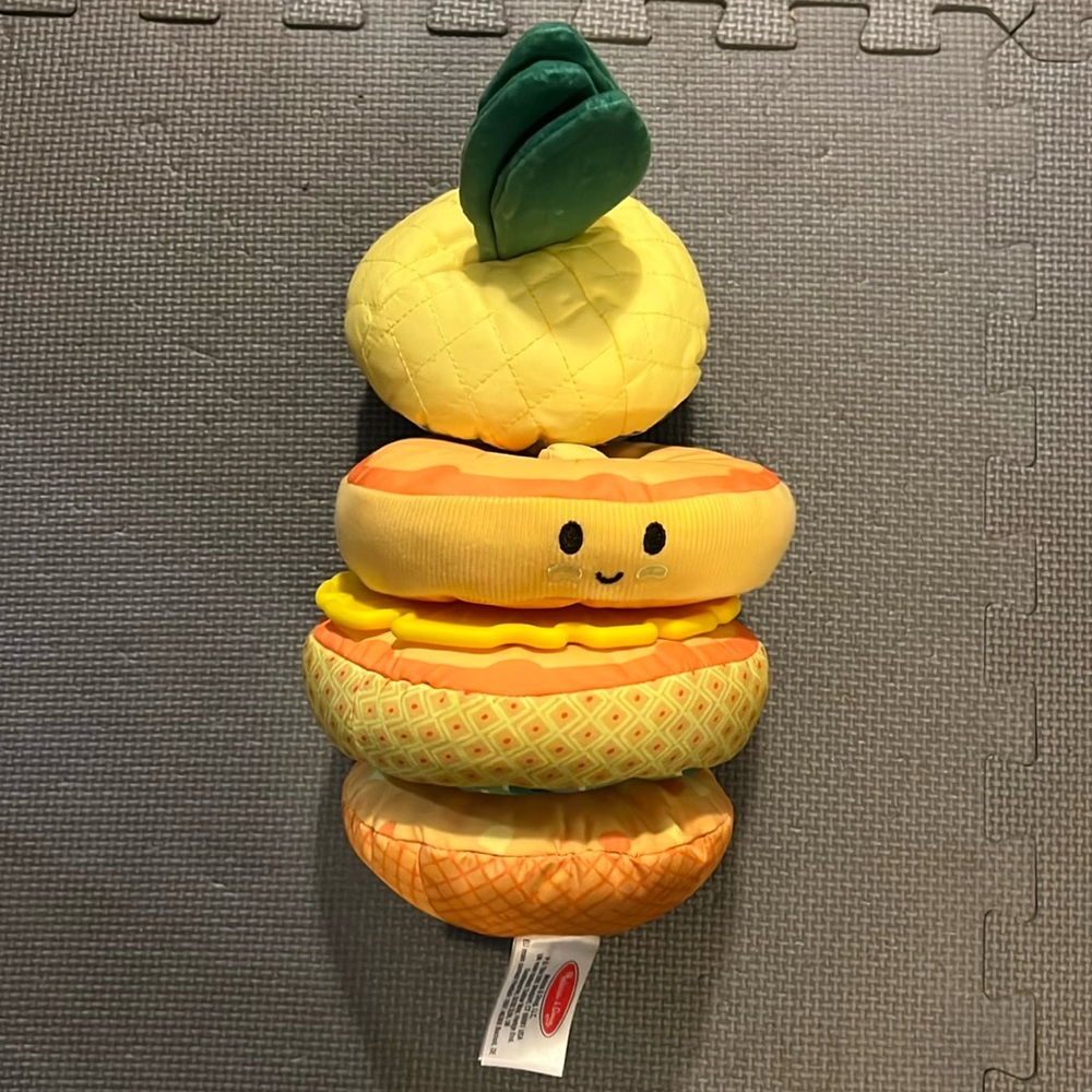 Melissa & Doug Stackable Pineapple Baby Toy